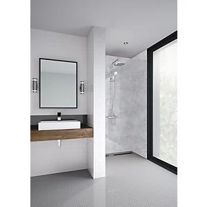 Image of Mermaid Elite Calizatongue & Groove Single Shower Panel 2420 x 600mm