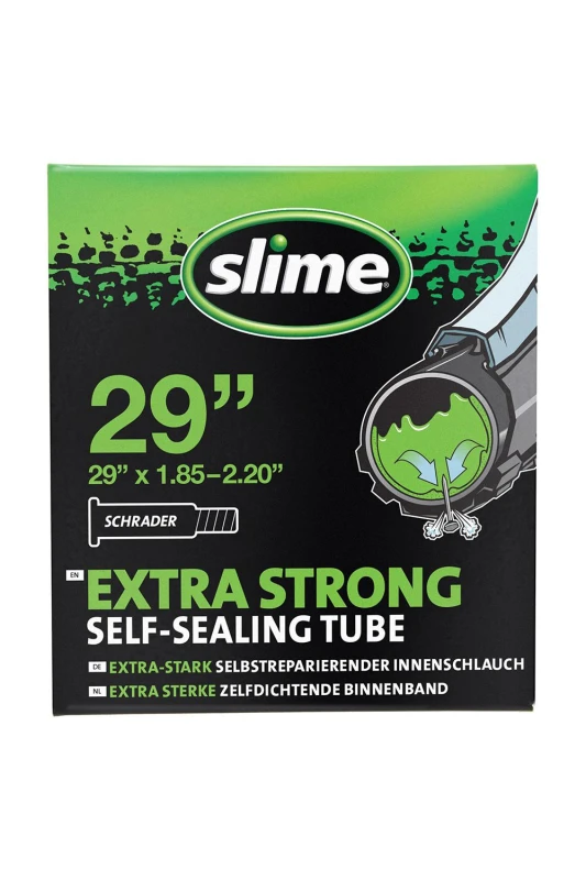 Image of Slime 'Bike Inner Tube' Self Sealing 29", Schrader Valve, Mountain Bike in Green Size: Standard Green Unisex Standard