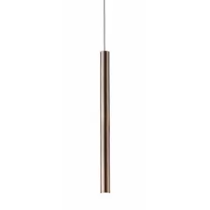 Image of Zumaline Lighting - Zumaline Loya Integrated LED Pendant Ceiling Light, Copper, 450lm, 3000K