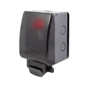 Image of Click Scolmore Aquip IP66 1 Gang DP Switched Fuse Spur Neon - OA652T