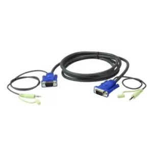 Image of ATEN 2L-2505A VGA cable 5m VGA (D-Sub) Black