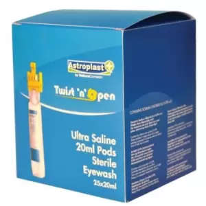 Image of Astroplast Saline Eyewash Pods Twist & Open Refill Ref 2405095 [Pack 25]