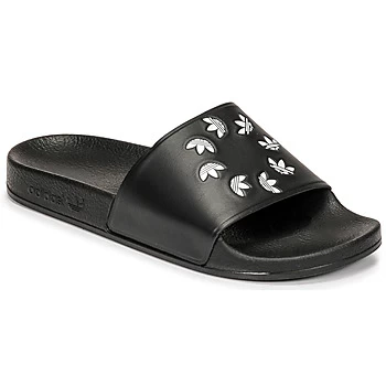 Image of adidas ADILETTE womens in Black,5,6,8,9,11,7,3,12,14,10,13