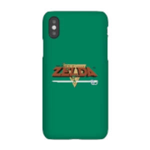 Image of Nintendo The Legend Of Zelda Retro Logo Phone Case - iPhone X - Snap Case - Matte