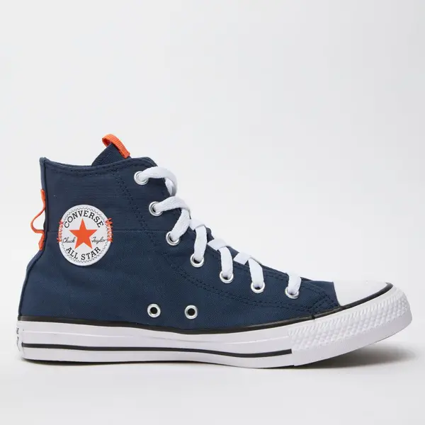 Image of Converse navy all star hi Boys Youth trainers Navy UK 4 (EU 37)
