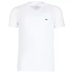 Image of Lacoste TH6710 mens T shirt in White - Sizes EU S,EU XS,EU M,EU XL,EU XXL