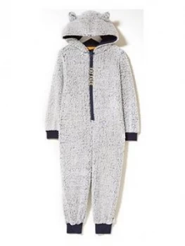 Image of Fatface Boys Wolf All In One - Navy