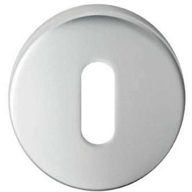 Image of Loops 51mm Standard Key Profile Round Escutcheon Concealed Fix Satin Chrome Multi unisex