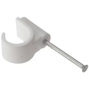 Image of ForgeFix PCMN16 Pipe Clip With Masonry Nail 16mm Box 100