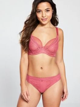 Image of Freya Love Note High Apex Bra - Rose, Rose, Size 38, Women