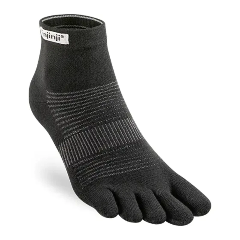 Image of Football Socks Injinji Original Weight Mini-Crew Noir Unisex 47,5 plus