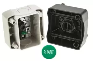 Image of Schneider Electric Spring Return Push Button Control Station - NO, Polycarbonate, IP66, IP67, IP69K