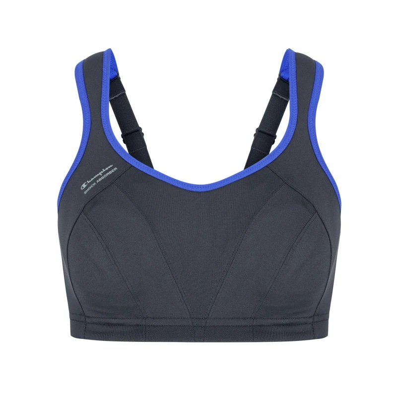 Image of CHAMPION SHOCK ABSORBER Active Multi Sports Bra, Extreme Support Grey Women 34B;36B;34C;36C;34D;36D;40D;36DD;40DD;38D;38DD;38E