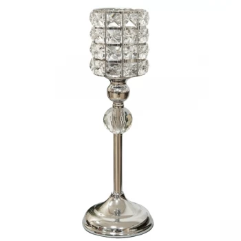 Image of HESTIA Diamante Crystal Goblet Style Candle Holder - Small