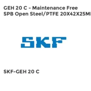 Image of GEH 20 C - Maintenance Free SPB Open Steel/PTFE 20X42X25MM