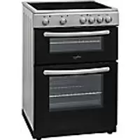 Image of Statesman Double Oven EDC60S Electric Cooker Stainless Steel Silver