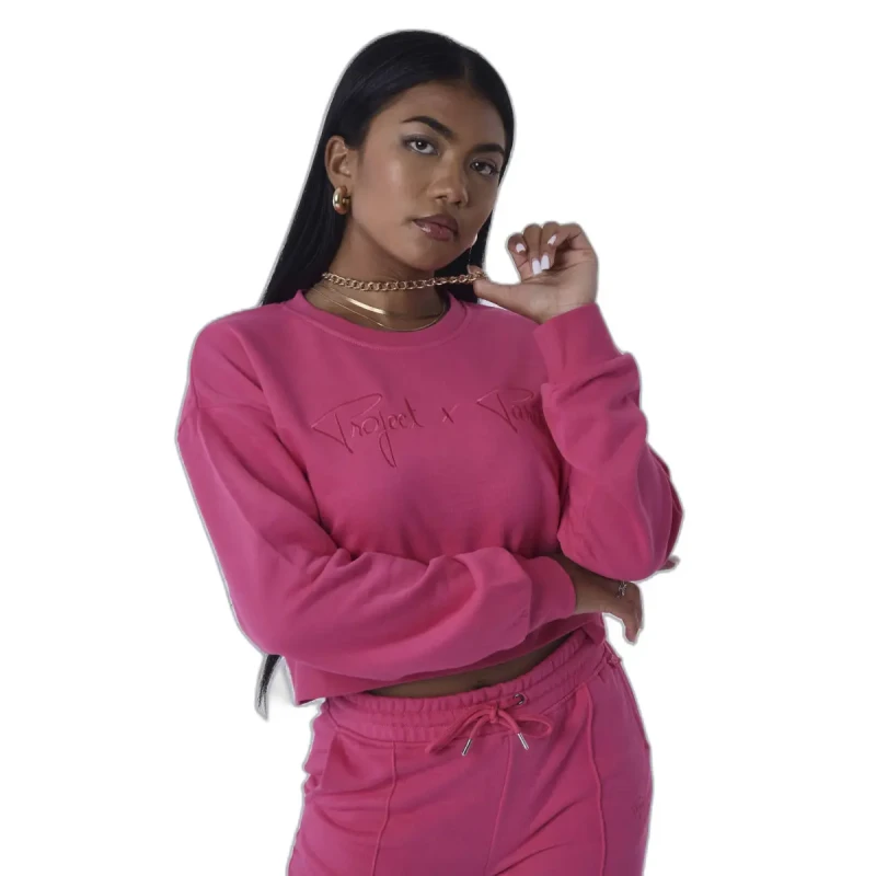 Image of Project X Paris Sweatshirt court ample woman Project X Paris Basic Rose Female L