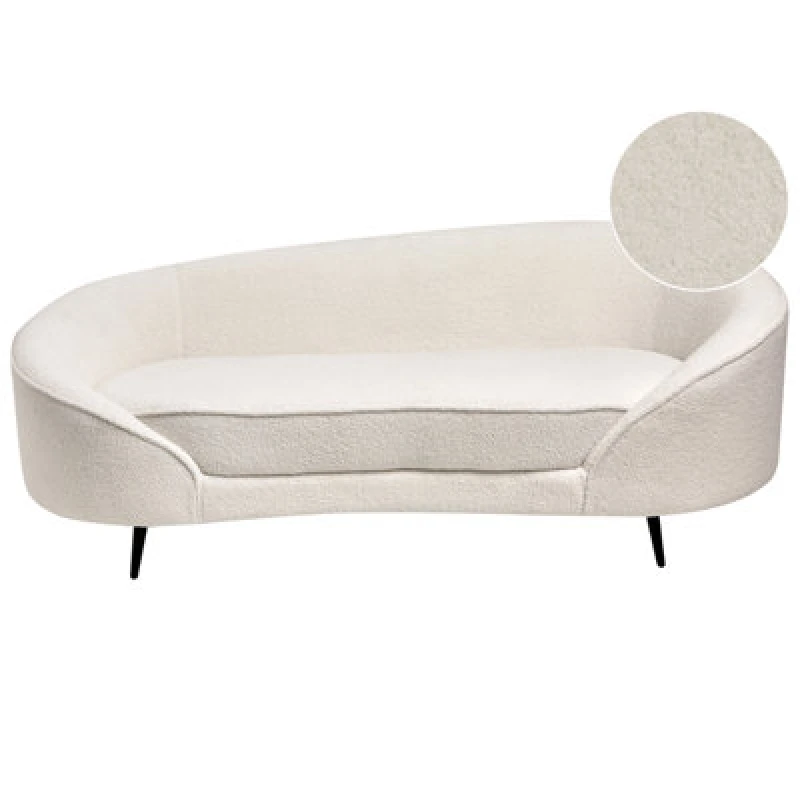 Image of Beliani Sofa 2 Seater Savar Boucle White