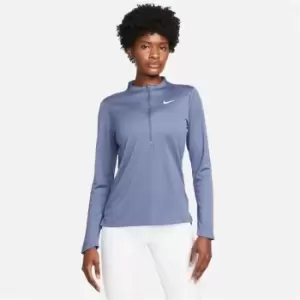 Image of Nike Dri-FIT Club Womens Half-Zip UV Top - Blue