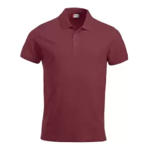 Image of Clique Mens Classic Lincoln Polo Shirt (3XL) (Burgundy)