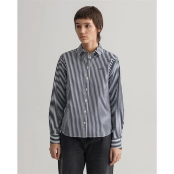 Image of Gant Regular Stripe Shirt - Clas Blue 409