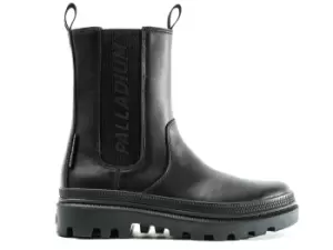 Image of Palladium Boots Womens PALLATROOPER CHE HI BLACK/BLACK