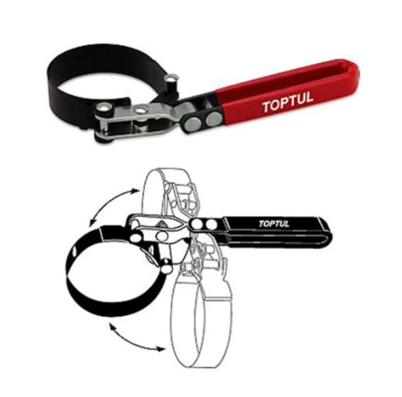 Image of TOPTUL JDAU95B0 Oil Filter Belt Ø of: 95mm, Ø up to: 110mm Oil Filter Belt (4721)