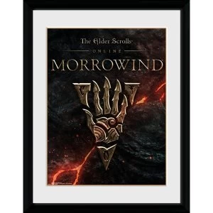 Image of Elder Scrolls Online Morrowind Logo Framed Collector Print
