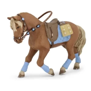 Image of PAPO Horse and Ponies Young Rider's Horse Toy Figure, Three Years or Above, Multi-colour (51544)