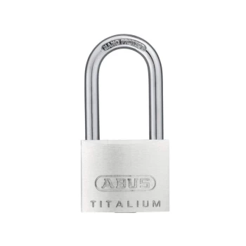 Image of 64TI/40HB40 Titalium Aluminium Alloy Long Shackle Key Padlock - 40MM