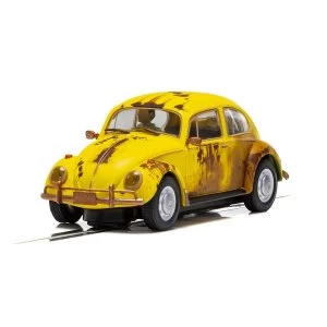 Image of Volkwagen Beetle Rusty Yellow 1:32 Scalextric Classic Street Car