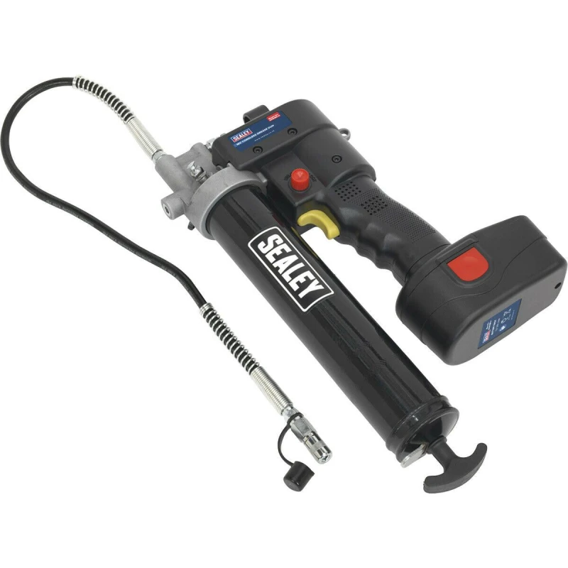 Image of Loops 18V Cordless Grease Gun Kit - Holds 400g Cartridges - Includes Battery & Charger Multi