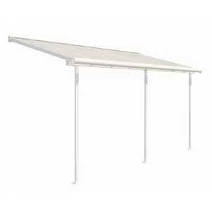 Image of Palram Sierra Patio Cover 2.3m x 4.6m - White Clear
