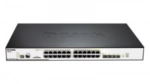 Image of D-Link DGS-3120-24PC/S 24-Port Gigabit L2 Stackable Managed PoE Switch