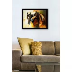 Image of SC1182 Multicolor Decorative Framed MDF Painting