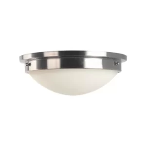 Image of Gravity Round Flush Light, Polished Nickel