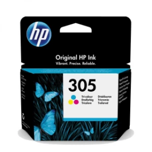 Image of HP 305 Tri Colour Ink Cartridge