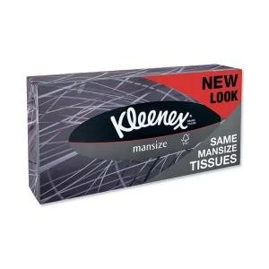 Image of Kleenex For Him Facial Tissues Box 2 Ply 100 Sheets White 1103023