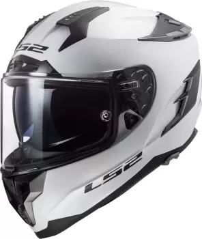 Image of LS2 FF327 Challenger Solid Helmet, white, Size L, white, Size L