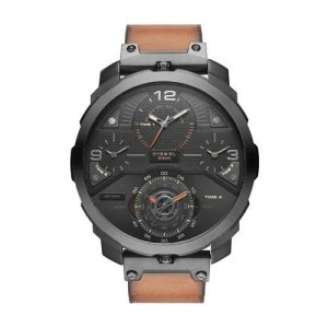 Image of Diesel Mens Machinus SS IP Gun Watch - DZ7359