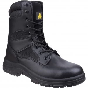 Image of Amblers Mens Safety Combat Hi-Leg Waterproof Metal Free Boots Black Size 4