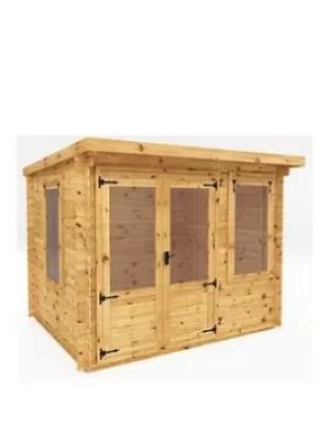 Image of Mercia 3M X 2.4M Pent 19Mm Log Cabin