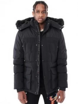 Image of Martique Jude Super Coat, Black, Size L, Men