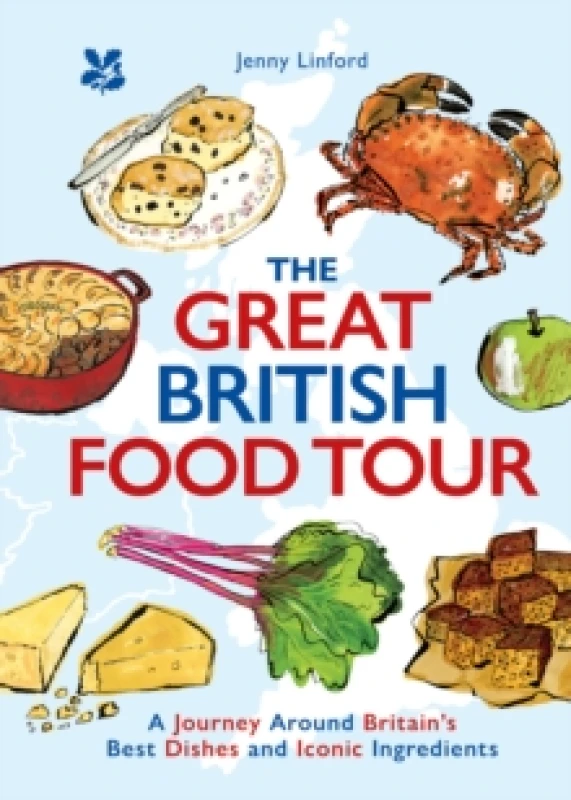 Image of The Great British Food Tour. Hardback. By Jenny Linford Books
