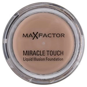 Image of Max Factor Miracle Touch Foundation Warm Almond 45 Nude