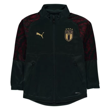 Image of Puma Italy Stadium Jacket Junior Boys - Black