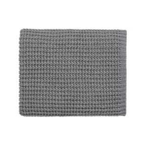 Image of Bedeck Of Belfast Kala Knitted Throw, Coral