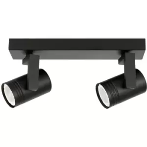 Image of Italux Spiela Modern Twin Ceiling Spotlight, GU10