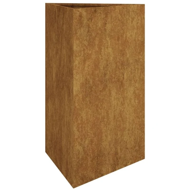 Image of vidaXL Garden Planter 50x43x75cm Corten Steel, Brown 824547