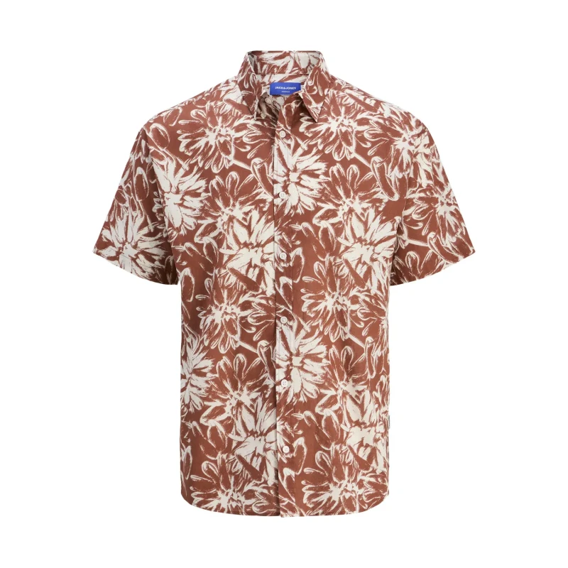 Image of jack & jones Shirt Jack & Jones Joshua Split Marron Male M